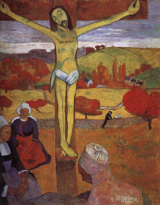 Paul Gauguin Yellow Christ Sweden oil painting art